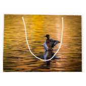 黄金の湖の黄金の目 ラージペーパーバッグ (裏面)