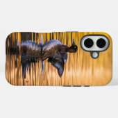 黄金の湖の黄金の目 Case-Mate iPhoneケース (裏面 (横))