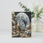 黄金の漁師の月取り ポストカード (スタンド正面)