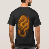 黄金の炎の怒り Tシャツ (裏面)