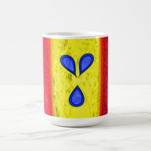 黄金の炎アート コーヒーマグカップ (中央)