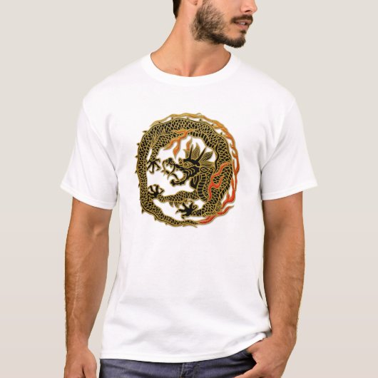黄金の炎龍の紋章 Tシャツ (正面)