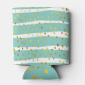 黄金の点とストライプ:パタエレガントーン 缶クーラー (裏面)