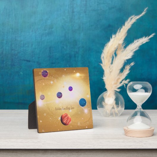 黄金の無限の愛 フォトプラーク (インサイチュ)