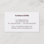 黄金の熱~bc 名刺 (裏面)