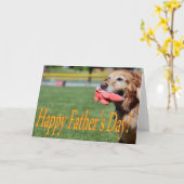 黄金の父日 カード (黄色い花)