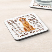 黄金の特性コースターセット コースター (左側)