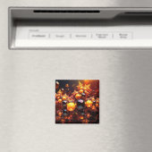 黄金の玉と星のフラクタル マグネット (インサイチュ (食洗機))