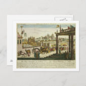 黄金の王座を示すラホールのナムチャスプレイス ポストカード (正面/裏面)