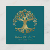 黄金の生命の木 スクエア名刺 (正面)