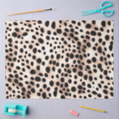 黄金の白いダルメーションスポット：動物のペットの毛皮 薄葉紙 (クラフト)