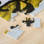 黄金の白羊座、ヴィンテージ星座の看板 ジグソーパズル (側面)