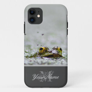黄金の目で極端なカエルのマクロ!ケースメイトiPh iPhone 11 ケース