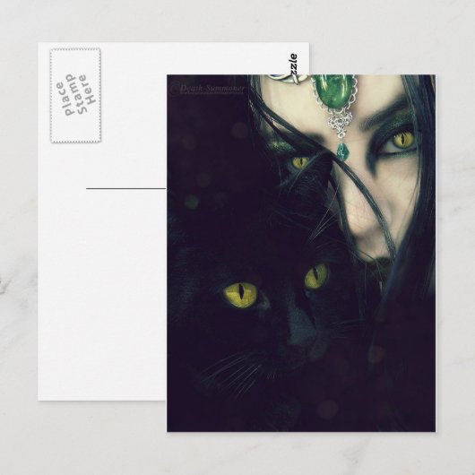 黄金の目 ポストカード (正面/裏面)