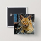 黄金の目 缶バッジ (正面&裏面)