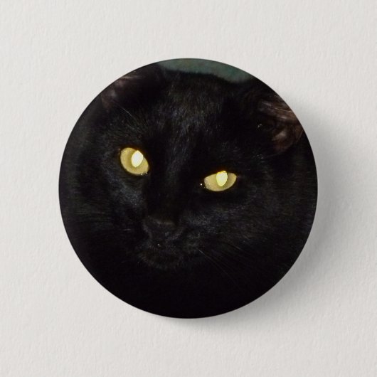 黄金の目 缶バッジ (正面)