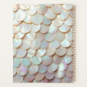 黄金の真珠のハスク新年 プランナー手帳 (裏面)