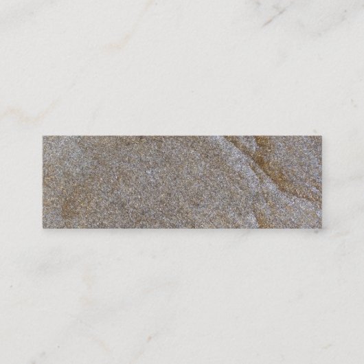 黄金の真鍮の金属チップの海 スキニー名刺 (正面)