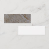 黄金の真鍮の金属チップの海 スキニー名刺 (正面/裏面)