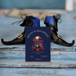 黄金の砂時計とバラシンプル、モダン 招待状