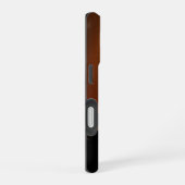 黄金の砂漠の波が夕暮れ iPhone 16ケース (右側面)