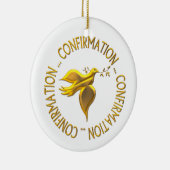 黄金の確認と聖霊 セラミックオーナメント (右)