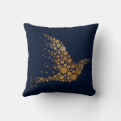 黄金の禁足鳥の枕 クッション (裏面)