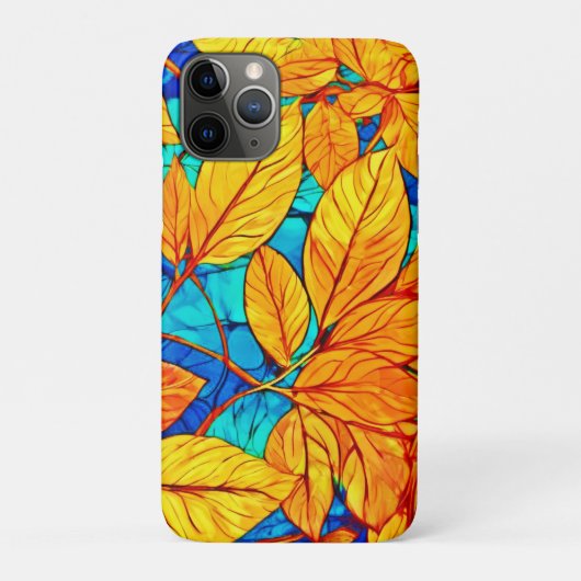 黄金の秋の葉:明離れるいの絵を描 Case-Mate iPhoneケース (裏)