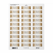 黄金の穀物 ラベル (フルシート)