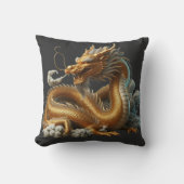 黄金の竜 クッション (正面)
