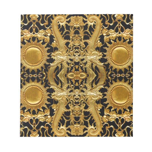 黄金の竜 ノートパッド (正面)