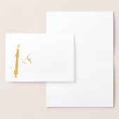 黄金の竹 箔カード (ディスプレー)