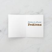 黄金の糞 〜 カード / 招待状 (内部)