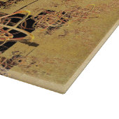 黄金の絡み カッティングボード (角)