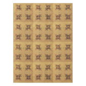 黄金の絡み テーブルクロス (正面)