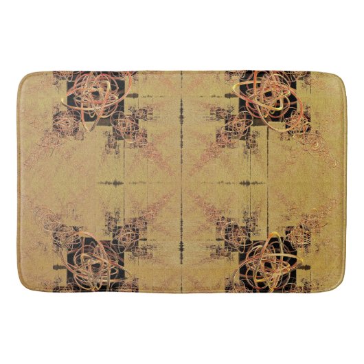 黄金の絡み バスマット (正面)