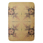 黄金の絡み バスマット (正面縦)