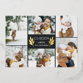 黄金の緑 |フォトコラージュ 箔シーズンカード (正面)