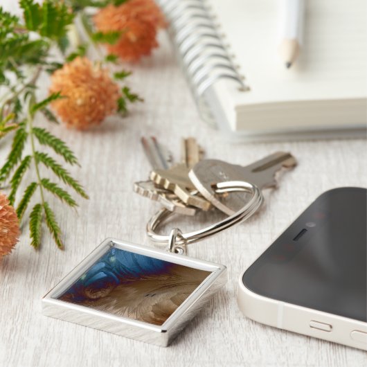 黄金の羽 キーホルダー (側面)