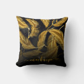 黄金の羽 クッション (正面)