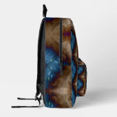 黄金の羽 プリントバックパック (左)