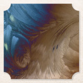 黄金の羽 ペーパーコースター (正面)