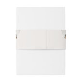 黄金の翼を持つ冬の結婚波 招待状ベリーバンド (裏面例)