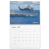 黄金の翼 – 米国海軍航空 カレンダー (2月 2027)