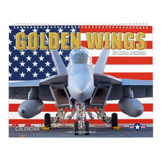 黄金の翼 – 米国海軍航空 カレンダー (カバー)