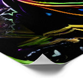 黄金の肌の人 | AIアートポスター ポスター (角)