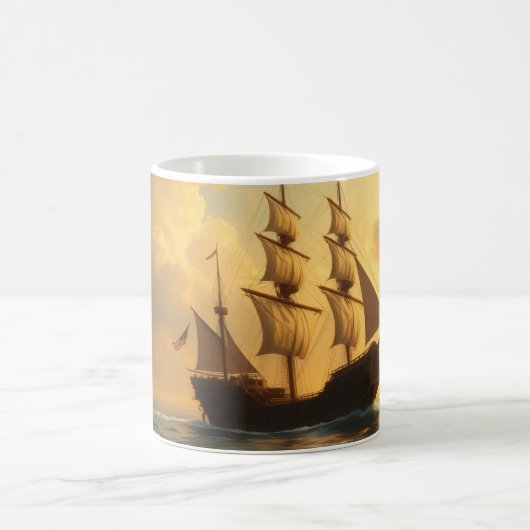 黄金の船 コーヒーマグカップ (中央)