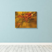 黄金の色合いの紅葉を捕まえよう キャンバスプリント (インサイチュ (ウッドフロア))