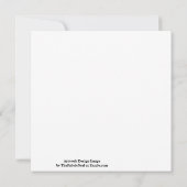 黄金の色合いストライプオンブラック カード (裏面)