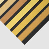 黄金の色合いストライプオンブラック 薄葉紙 (詳細)